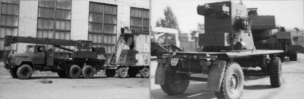 Автокран КС-3576-КЗ с прицепной кабиной крановщика, защищенной от радиации